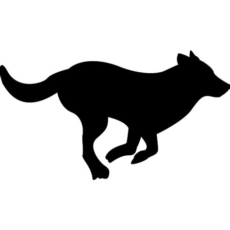 Download Running dog silhouette - Free animals icons