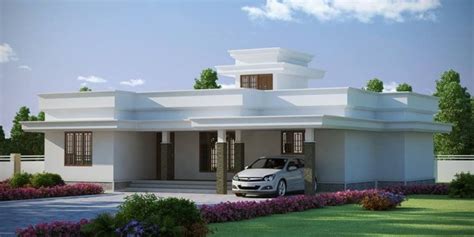 Rectangular bungalow floor plans with low budget mind blowing designs. Beautiful Low Budget Kerala House design at 1772 sq.ft