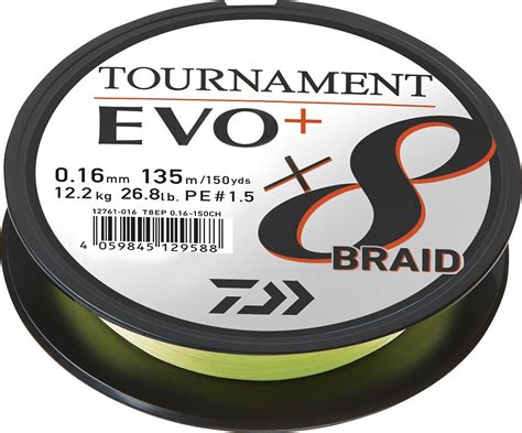 Daiwa Schnur Tournament X Braid Evo Chartreuse M