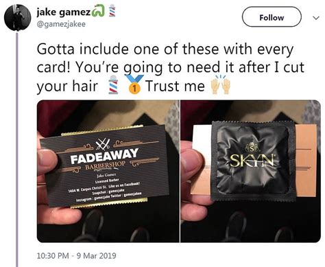 Standard condoms can sometimes feel too tight, too loose, too short, too long. Texas barber offers free condoms with every haircut - but ...