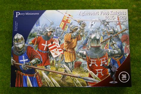 Perry Miniatures Agincourt Foot Knights 1415 1429 28mm Plastic Set