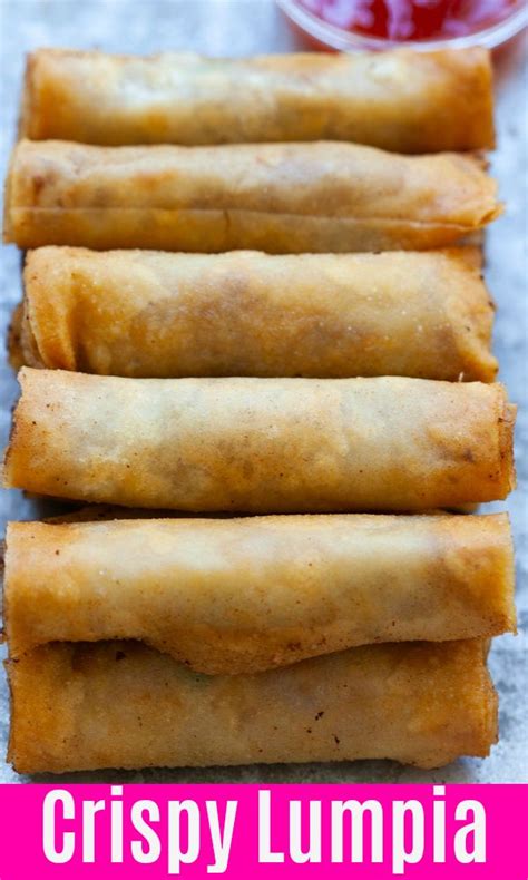 Lumpia Are Filipino Fried Spring Rolls Filled With Ground Pork And
