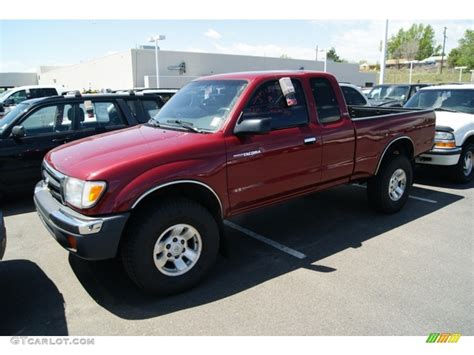 2000 Sunfire Red Pearl Toyota Tacoma V6 Sr5 Extended Cab 4x4 49904888