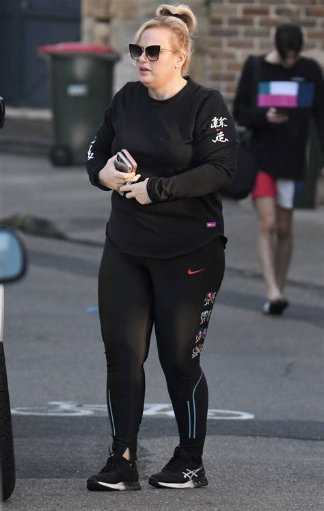 Rebel Wilson In Activewear In Sydney Gotceleb