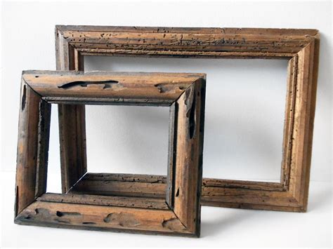 Rustic Wood Picture Frames Mexican Wormwood Vintage