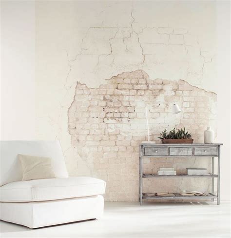 This Distressed Brick Wall Effect Wallpaper Mural Is Stunning Brick