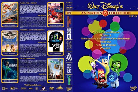 Walt Disneys Classic Animation Set 19 Dvd Cover 2013 2016 R1 Custom
