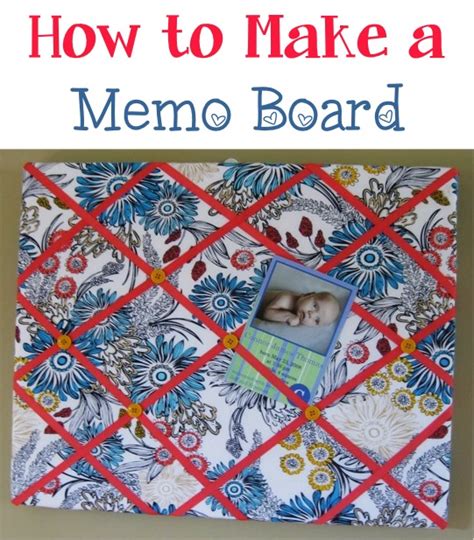 Diy Memo Board With Ribbon How To Make Yours The Frugal Girls