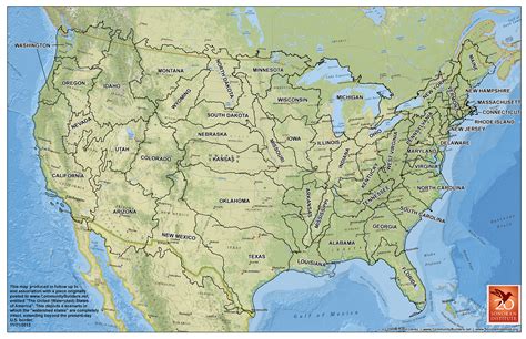 Us State Boundary Map