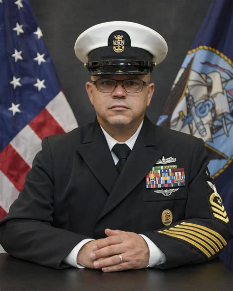 Command Master Chief Jorge Reyes Velez Official Portrait