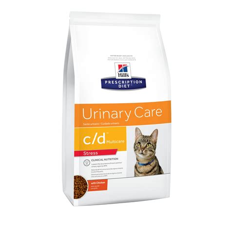 A good source of natural fiber to help comfortably reduce hairballs. Hill's Prescription Diet c/d Multicare Stress Urinary Care ...