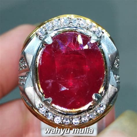 Test your knowledge and play our quizzes today! Cincin Batu Permata Ruby Cutting Merah Delima asli (Kode ...