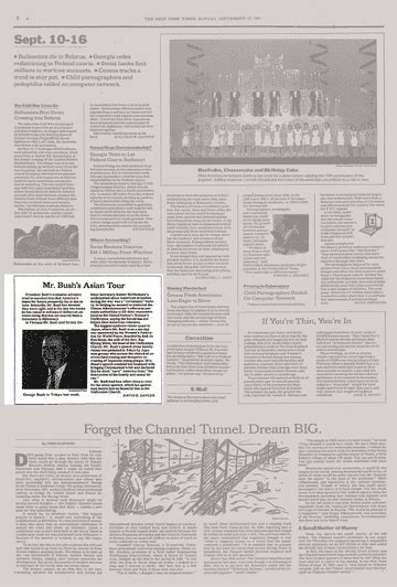 Sept 10 16 Mr Bushs Asian Tour The New York Times