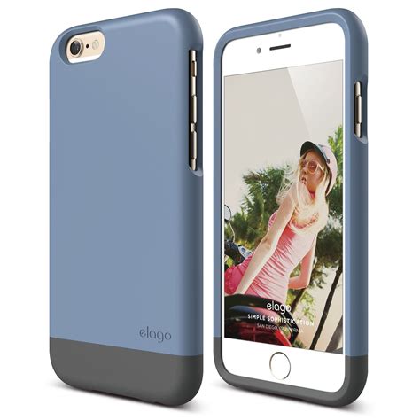 Elago S6 Glide Case For Iphone 6 Royal Blue Dark Gray Buy Iphone