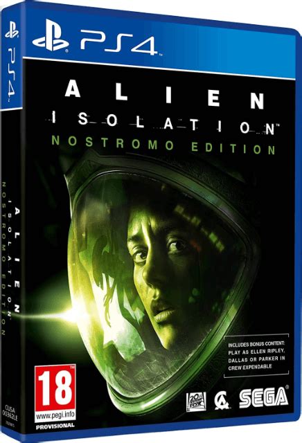 Alien Isolation Nostromo Steelbook Sony Playstation 4