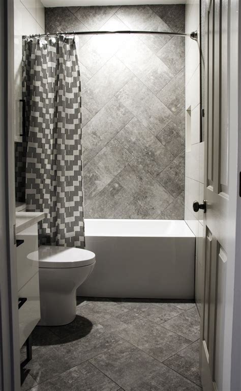 Tiles 12x24 tile in a small bathroom 12x24 bathroom tile layout. Pin on Dress your space by Sandra Mijan