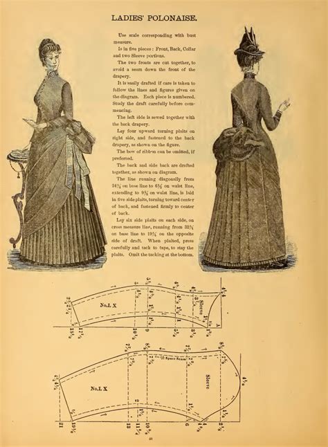 59 Victorian Dress Sewing Patterns Design Your Own Theatre