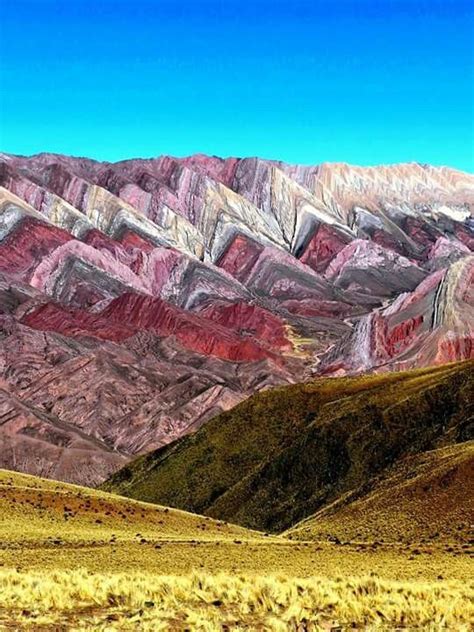 Argentina Jujuy Cerro De Los Catorce Colores South America