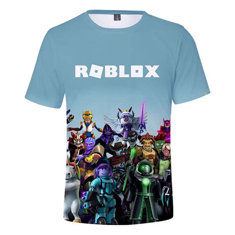 Hot Game Roblox Casual Sports Summer T Shirts For Adult Kids Aboxnz