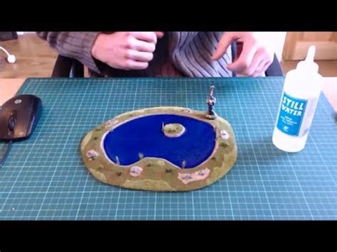 Casting resin may be used in place of fake water for a more permanent and durable creation following the mixing directions on the resin package. How to make a stylised pond for your wargaming table ...