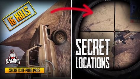 Top 4 New Secret Locations In Pubg Mobile Hidden In Miramar Youtube