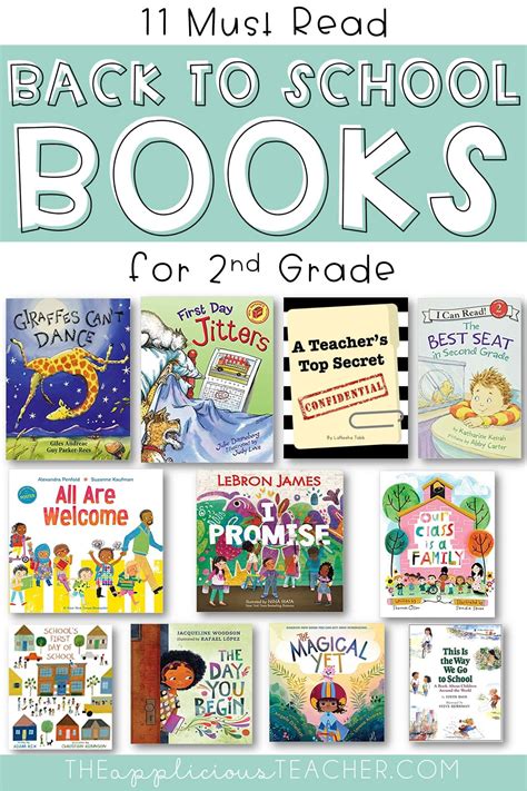 The Best Back To School Books For 2nd Grade The Applicious Teacher