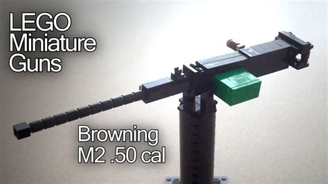 Lego Miniature Guns M2 Browning 50 Cal Youtube