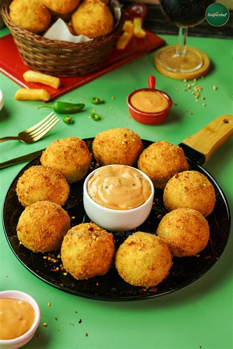Potato Cheese Balls Cheese Potato Balls Recipe Crispy Potato Snacks Crispy And Cheesy