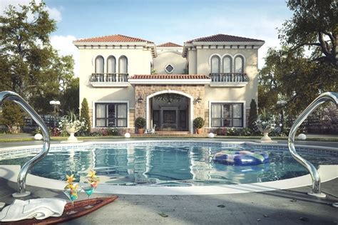 Tuscan Inspired Luxury Villa In Dubai Uae
