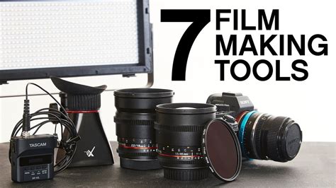 7 Filmmaking Tools To Get Started Youtube