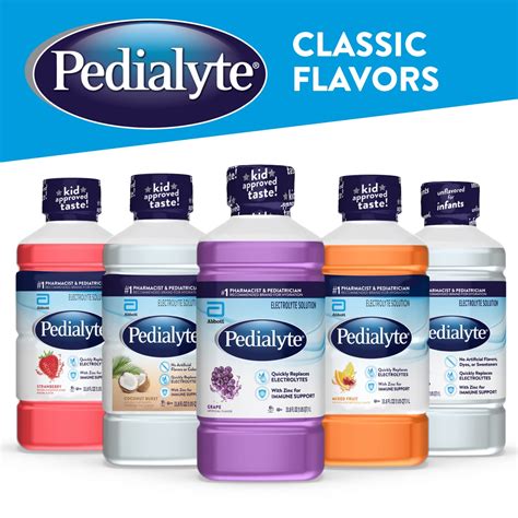 Pedialyte Electrolyte Solution Mixed Fruit Hydration Drink 1 Liter