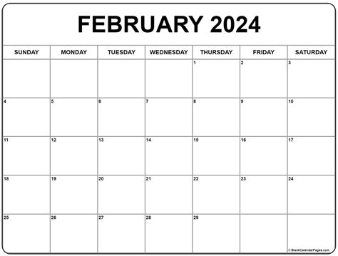 February 2024 Calendar Printable Editable Lexie Opalina