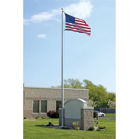 Commercial Grade Aluminum Flagpoles For Sale Made In Usa Warrantied