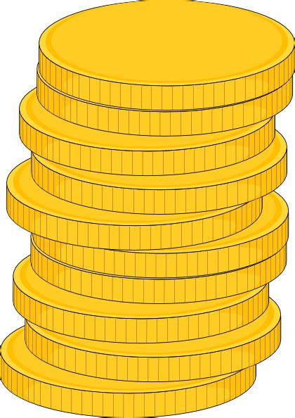 Stack Of Coins Clip Art At Vector Clip Art Online Royalty