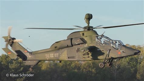 Kampfhubschrauber Tiger Bundeswehr ILÜ 2018 YouTube
