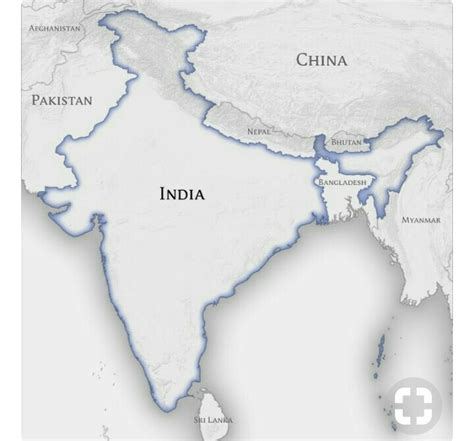 On A India Political Map Mark The Neighbouring Countries Of India