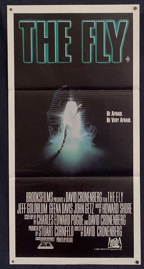 All About Movies The Fly Movie Poster Original Daybill 1986 David