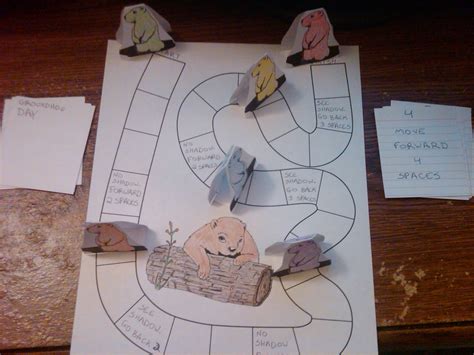 Make a Groundhogs Day Board Game Crafts Idea for Kids - Kids Crafts