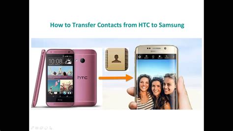 How To Transfer Contacts From Htc To Samsung Galaxy S6s7s8 Youtube