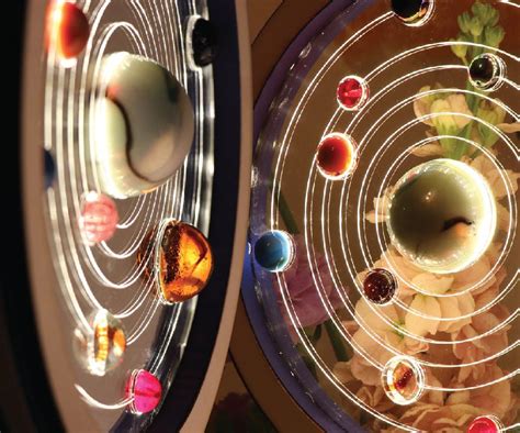Solar System With Glass Marbles And Light 5 Steps