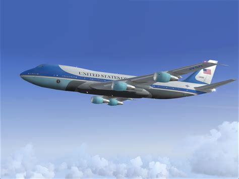 But they earn the air force one call sign only while the president is aboard; FS2004 | Air Force One (4330) - SurClaro Flight Simulator