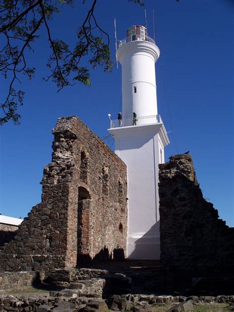 Faro De Colonia Colonia Lighthouse Colonia De Sacramento Uruguay By