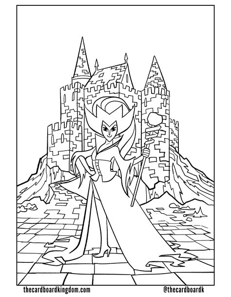 15 Sorceress Coloring Pages Printable Coloring Pages