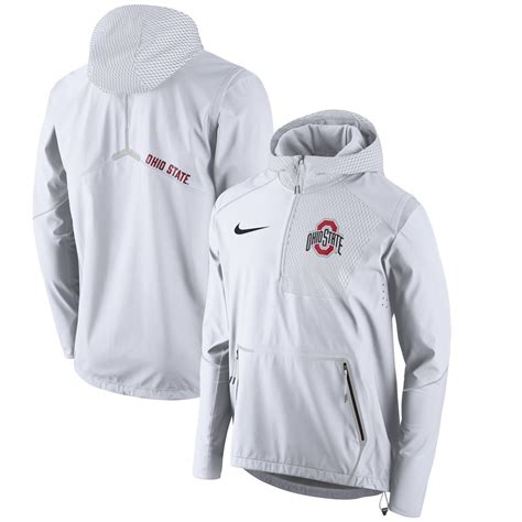 Nike Ohio State Buckeyes White 2016 Sideline Vapor Speed Fly Rush Flash