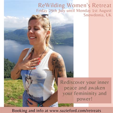 rewilding women s uk retreat — suzie ford tantra yoga and healing