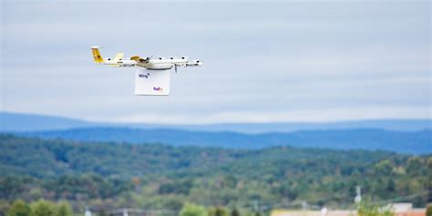 Wing Us Drone Delivery Fedex Wing Launches First Drone ‘air