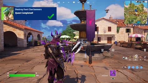 Where To Find Foot Clan Banners In Fortnite With Location Gamers Mentor