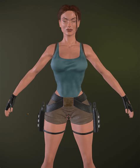 Tomb Raider 3 Fan Remake In Unity Engine Here Is The In Game 3d Model Of Lara Croft