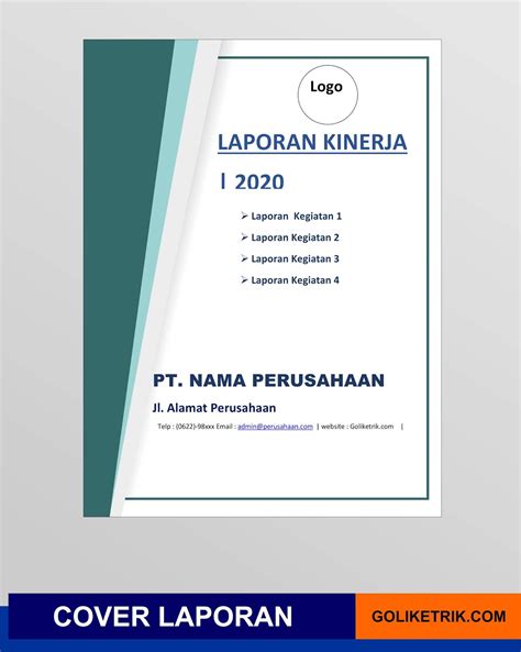 Download Template Cover Laporan Docx (Word) 100% Bisa Edit Versi 4
