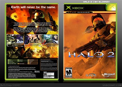 Halo 2 Xbox Box Art Cover By Elcrazy